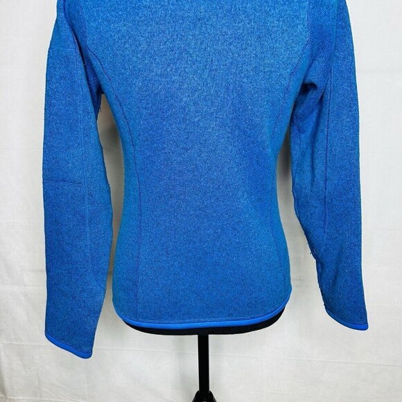Patagonia Women’s 1/4 Zip Better Sweater Size S Electric Blue Outdoor - Picture 7 of 8